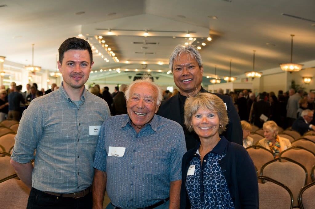 Local architects Rob Birch, Chito Pabustan with past architectural giant Martin Cohos and Elizabeth Cohos