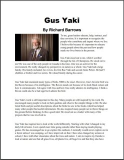 Gus Yaki by Richard Barrows